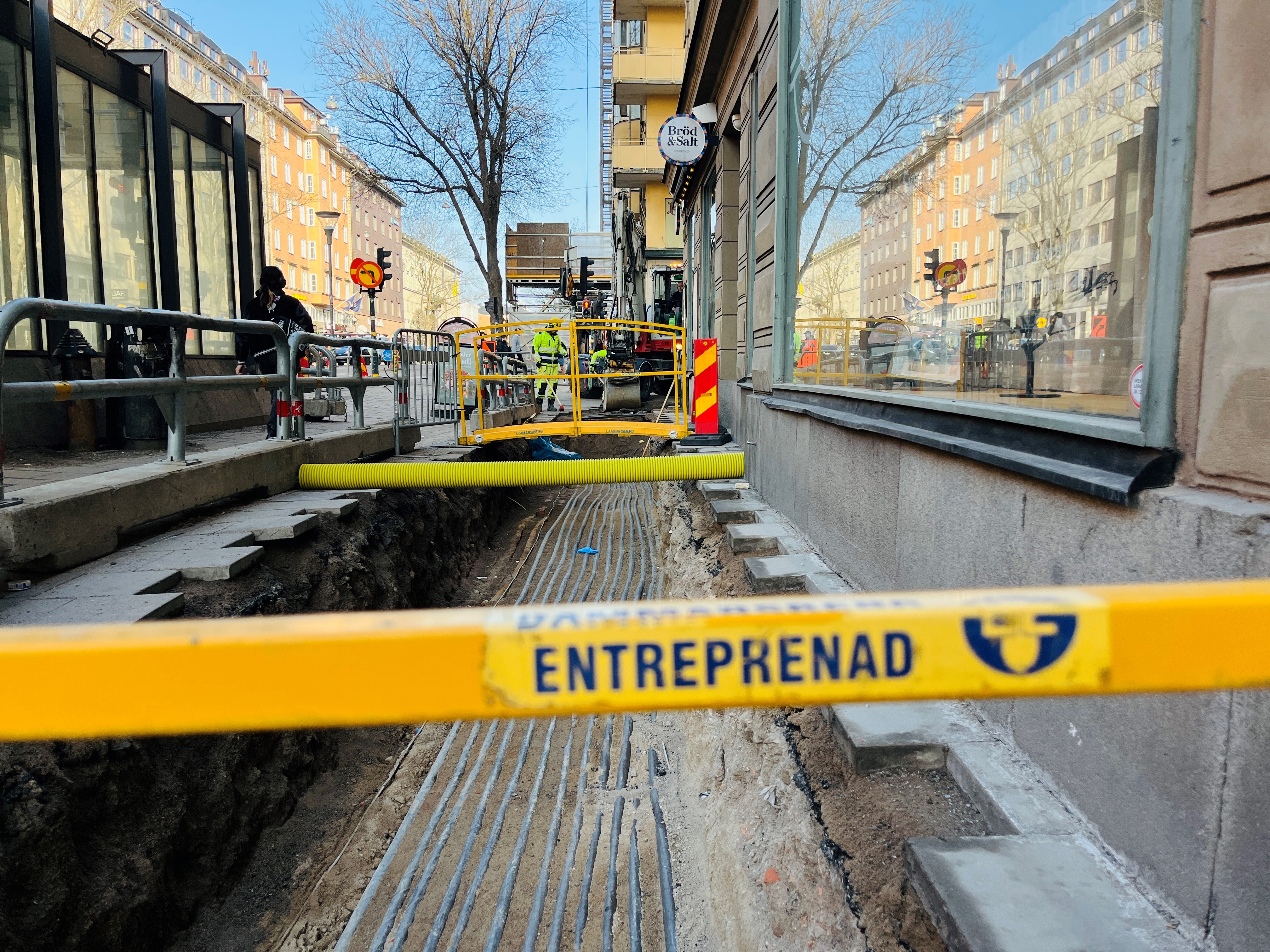 Förstärkt elnät Sveavägen